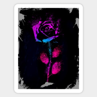 The Neon Rose I Magnet